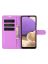 Brodef Wallet Чехол книжка кошелек для Samsung Galaxy A32 фиолетовый