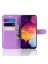Brodef Wallet Чехол книжка кошелек для Samsung Galaxy A50 / Galaxy A30s фиолетовый