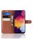 Brodef Wallet Чехол книжка кошелек для Samsung Galaxy A50 / Galaxy A30s коричневый