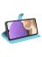 Brodef Wallet Чехол книжка кошелек для Samsung Galaxy A53 голубой