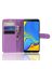 Brodef Wallet Чехол книжка кошелек для Samsung Galaxy A7 2018 фиолетовый