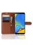 Brodef Wallet Чехол книжка кошелек для Samsung Galaxy A7 2018 коричневый