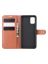 Brodef Wallet Чехол книжка кошелек для Samsung Galaxy A71 коричневый