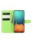 Brodef Wallet Чехол книжка кошелек для Samsung Galaxy A71 зеленый