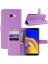 Brodef Wallet Чехол книжка кошелек для Samsung Galaxy J4 2018 фиолетовый