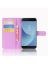 Brodef Wallet Чехол книжка кошелек для Samsung Galaxy J5 (2017) фиолетовый
