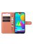 Brodef Wallet Чехол книжка кошелек для Samsung Galaxy M01 коричневый
