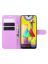 Brodef Wallet Чехол книжка кошелек для Samsung Galaxy M31 фиолетовый