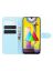 Brodef Wallet Чехол книжка кошелек для Samsung Galaxy M31 голубой