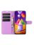 Brodef Wallet Чехол книжка кошелек для Samsung Galaxy M31s фиолетовый
