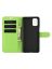 Brodef Wallet Чехол книжка кошелек для Samsung Galaxy M31s зеленый