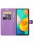 Brodef Wallet Чехол книжка кошелек для Samsung Galaxy M32 фиолетовый