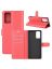 Brodef Wallet Чехол книжка кошелек для Samsung Galaxy Note 20 Ultra красный