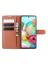 Brodef Wallet Чехол книжка кошелек для Samsung Galaxy Note10 Lite коричневый