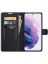 Brodef Wallet Чехол книжка кошелек для Samsung Galaxy S22 черный