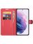 Brodef Wallet Чехол книжка кошелек для Samsung Galaxy S22 красный