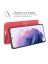 Brodef Wallet Чехол книжка кошелек для Samsung Galaxy S22 Plus / S22+ красный