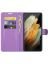 Brodef Wallet Чехол книжка кошелек для Samsung Galaxy S22 ultra фиолетовый