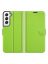 Brodef Wallet Чехол книжка кошелек для Samsung Galaxy S22 зеленый