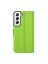 Brodef Wallet Чехол книжка кошелек для Samsung Galaxy S22 зеленый