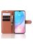 Brodef Wallet Чехол книжка кошелек для Xiaomi Mi 9 Lite коричневый
