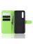 Brodef Wallet Чехол книжка кошелек для Xiaomi Mi A3 зеленый