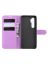 Brodef Wallet Чехол книжка кошелек для Xiaomi Mi Note 10 Lite фиолетовый