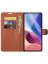 Brodef Wallet Чехол книжка кошелек для Xiaomi Poco F3 коричневый