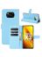 Brodef Wallet Чехол книжка кошелек для Xiaomi Poco X3 NFC голубой