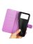 Brodef Wallet Чехол книжка кошелек для Xiaomi Poco X4 Pro 5G фиолетовый