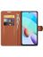 Brodef Wallet Чехол книжка кошелек для Xiaomi Redmi 10 / 10 Prime коричневый