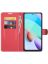 Brodef Wallet Чехол книжка кошелек для Xiaomi Redmi 10 / 10 Prime красный