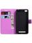 Brodef Wallet Чехол книжка кошелек для Xiaomi Redmi 3 фиолетовый