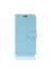 Brodef Wallet Чехол книжка кошелек для Xiaomi Redmi 8 голубой