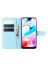 Brodef Wallet Чехол книжка кошелек для Xiaomi Redmi 8 голубой