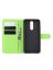 Brodef Wallet Чехол книжка кошелек для Xiaomi Redmi 8 зеленый