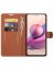 Brodef Wallet Чехол книжка кошелек для Xiaomi Redmi Note 10 коричневый