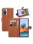 Brodef Wallet Чехол книжка кошелек для Xiaomi Redmi Note 10 Pro коричневый