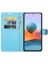 Brodef Wallet Чехол книжка кошелек для Xiaomi Redmi Note 10 Pro голубой