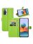 Brodef Wallet Чехол книжка кошелек для Xiaomi Redmi Note 10 Pro зеленый