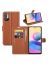 Brodef Wallet Чехол книжка кошелек для Xiaomi Redmi Note 10T / Poco M3 Pro коричневый