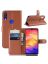 Brodef Wallet Чехол книжка кошелек для Xiaomi Redmi Note 7 / Redmi Note 7 Pro коричневый