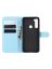 Brodef Wallet Чехол книжка кошелек для Xiaomi Redmi Note 8T голубой