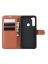 Brodef Wallet Чехол книжка кошелек для Xiaomi Redmi Note 8T коричневый