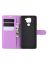 Brodef Wallet Чехол книжка кошелек для Xiaomi Redmi Note 9 фиолетовый