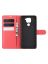 Brodef Wallet Чехол книжка кошелек для Xiaomi Redmi Note 9 красный
