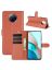 Brodef Wallet Чехол книжка кошелек для Xiaomi Redmi Note 9T коричневый