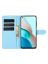 Brodef Wallet Чехол книжка кошелек для Xiaomi Redmi Note 9T голубой