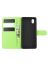 Brodef Wallet Чехол книжка кошелек для ZTE Blade A3 (2020) зеленый