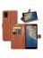 Brodef Wallet Чехол книжка кошелек для ZTE Blade A31 коричневый